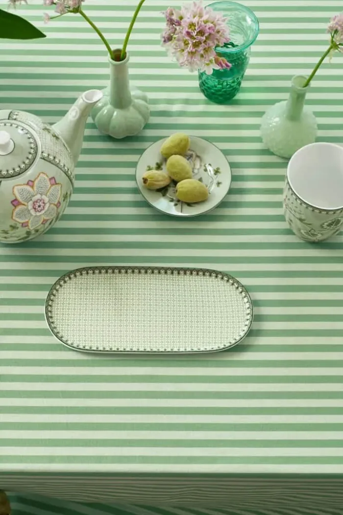PIP Studio Lily & Lotus Fad B 11,6 x L 25 cm - Porcelæn - Lysegrøn