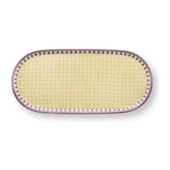 PIP Studio Lily & Lotus fad B 11,6 x L 24,9 cm - Porcelæn - Gul