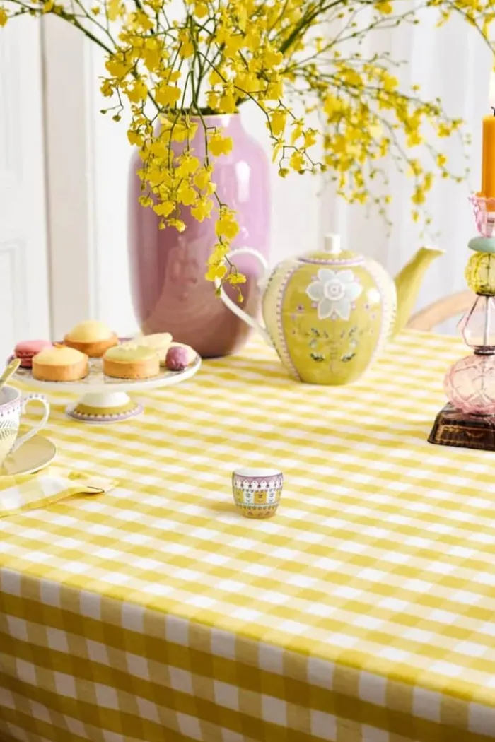 PIP Studio Lily & Lotus Æggebæger H 4 cm - Porcelæn - Gul