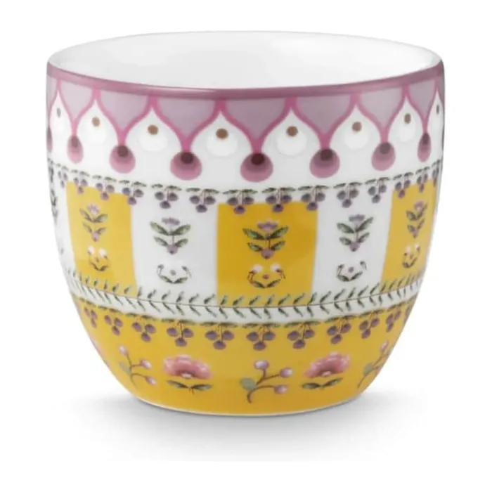 PIP Studio Lily & Lotus Æggebæger H 4 cm - Porcelæn - Gul