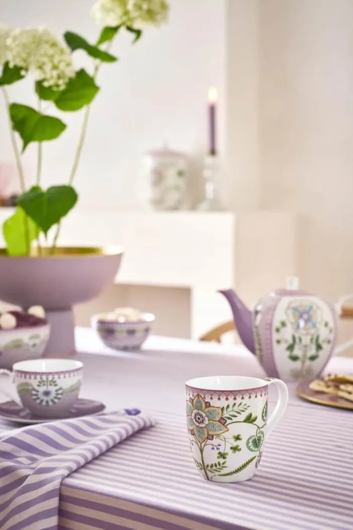 PIP Studio Lily & Lotus Krus - 2 stk. 45 cl - Porcelæn - Lilac