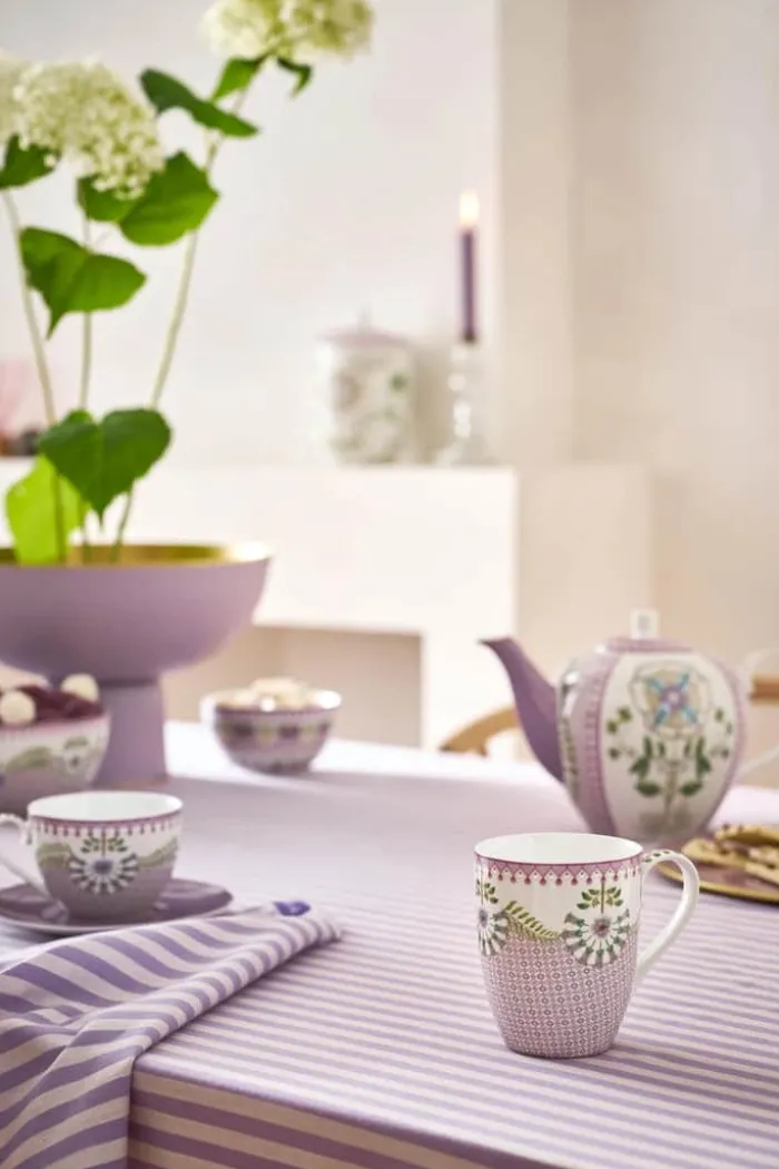 PIP Studio Lily & Lotus Krus - 2 stk. 35 cl - Porcelæn - Lilac