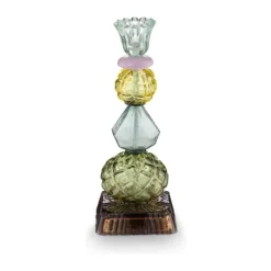 PIP Studio Lily & Lotus Lysestage H 23,5 cm - Glas - Grøn