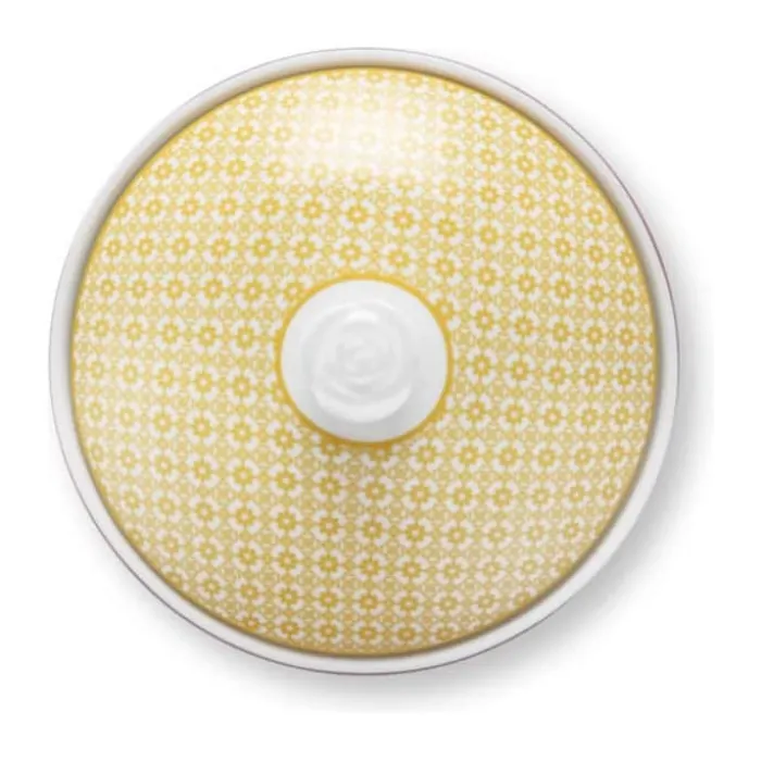 PIP Studio Lily & Lotus Sukkerskål 300 ml - Porcelæn - Gul