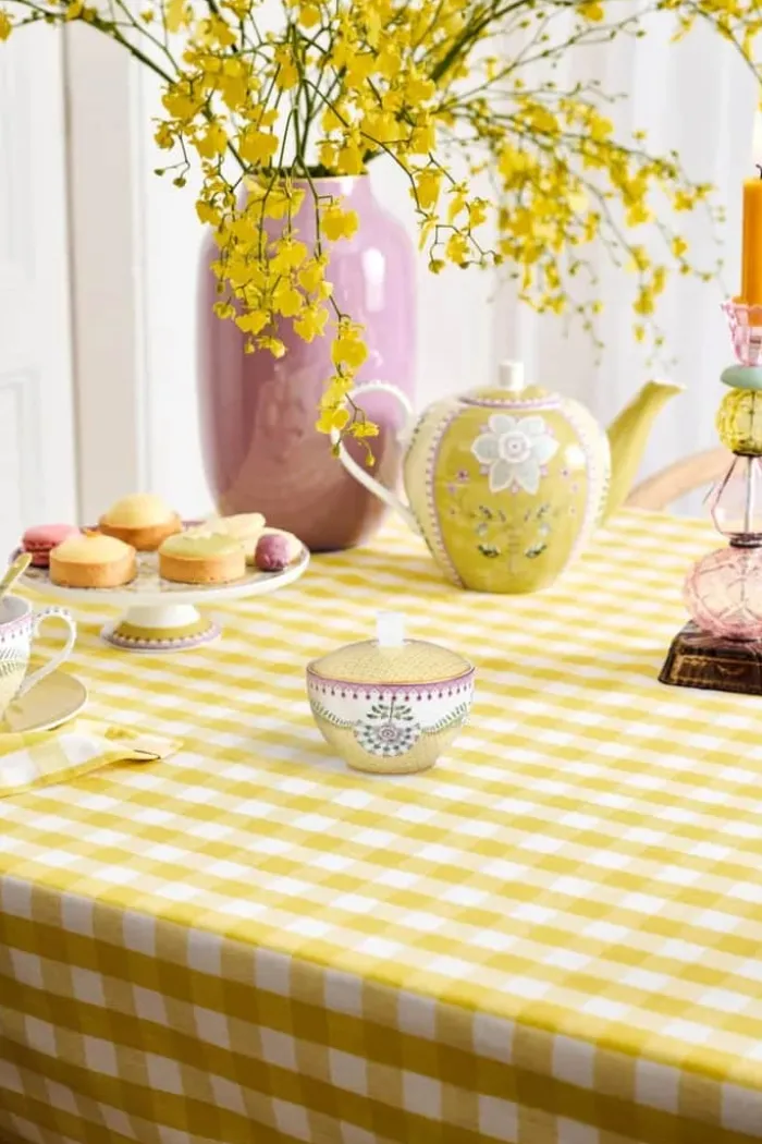 PIP Studio Lily & Lotus Sukkerskål 300 ml - Porcelæn - Gul