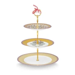 PIP Studio Lily & Lotus Étagère Ø 27 cm - Porcelæn - Gul