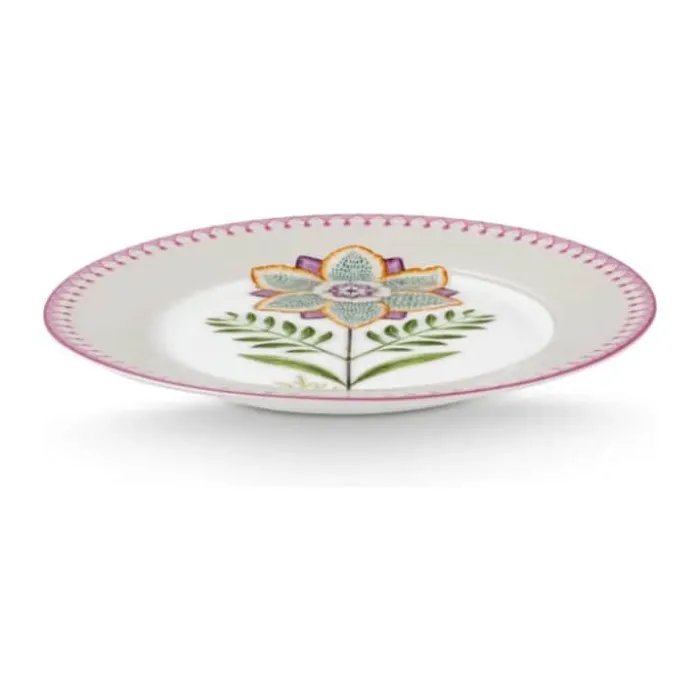 PIP Studio Lily & Lotus Tallerken Ø 21 cm - Porcelæn - Lilla