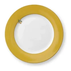 PIP Studio Lily & Lotus Tallerken Ø 23 cm - Porcelæn - Gul
