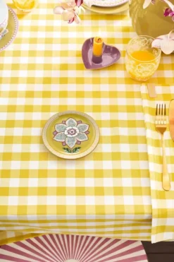 PIP Studio Lily & Lotus Teposeholder Ø 9 cm - Porcelæn - Gul