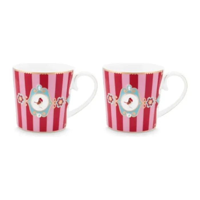 PIP Studio Love Birds Krus - 2 stk. 19 cl - Porcelæn - Pink