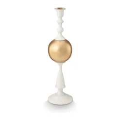 PIP Studio Love Birds Lysestage H 44 cm - Aluminium - Hvid
