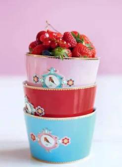 PIP Studio Love Birds Skål Ø 15 cm - Porcelæn - Lyserød