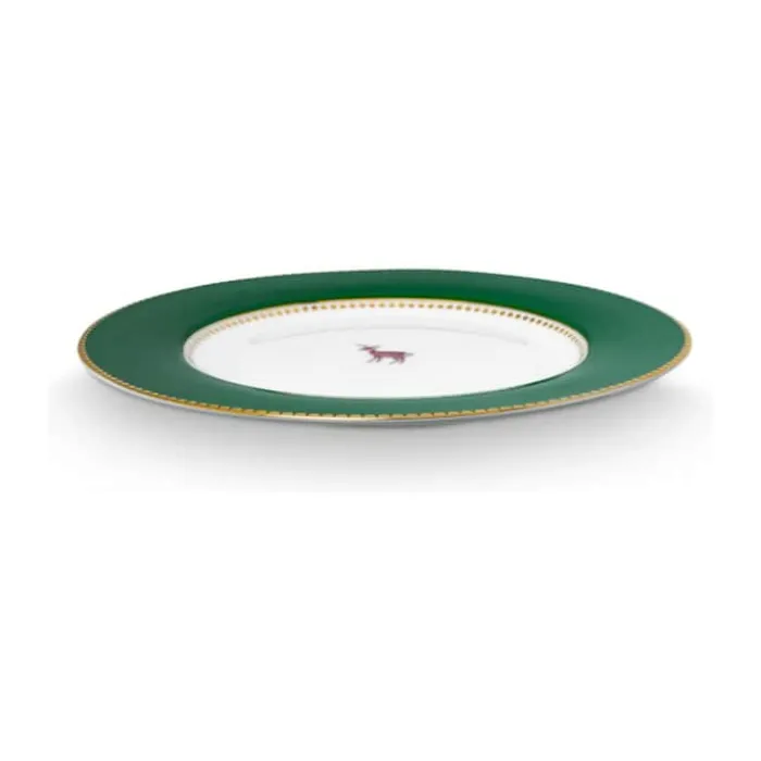 PIP Studio Love Birds Tallerken Ø 17 cm - Porcelæn - Grøn