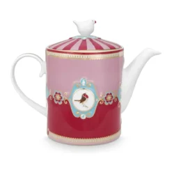 PIP Studio Love Birds Tekande 1,3 liter - Porcelæn - Rød