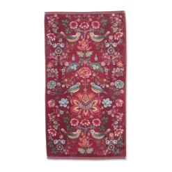 PIP Studio Oh My Darling Badehåndklæde B 100 x L 180 cm - Bomuldsfrotté - Red