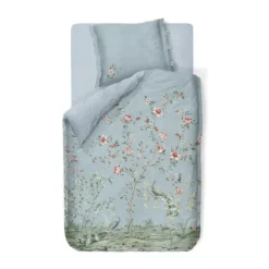 PIP Studio Okinawa Sengetøj B 140 x L 220 cm - Bomuld - Blue