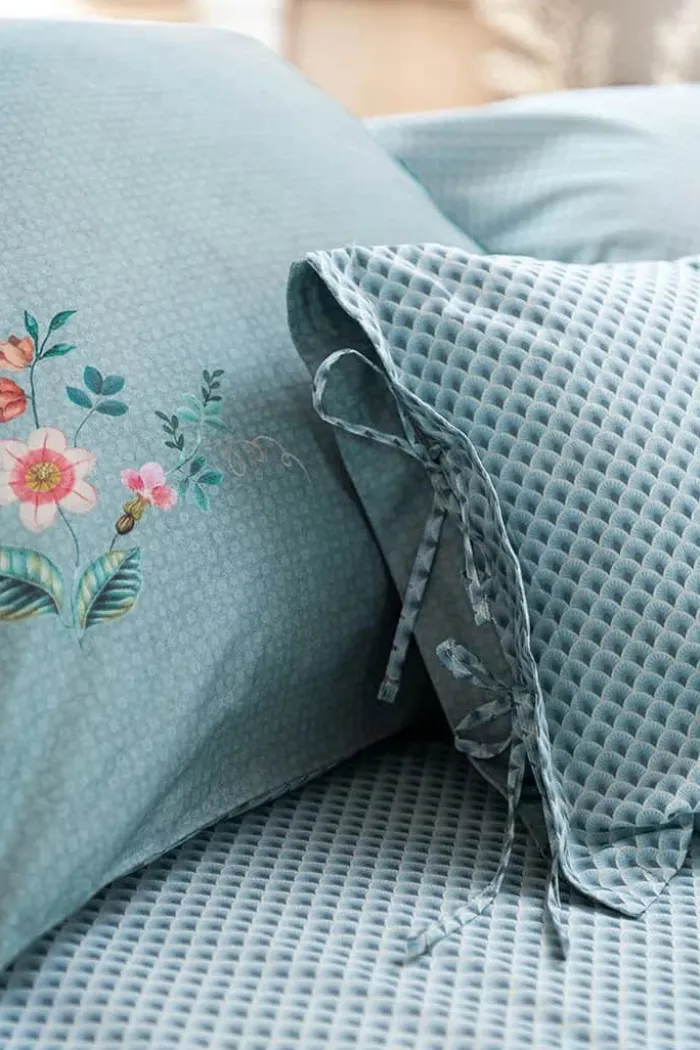 PIP Studio Okinawa Sengetøj B 140 x L 200 cm - Bomuld - Blue