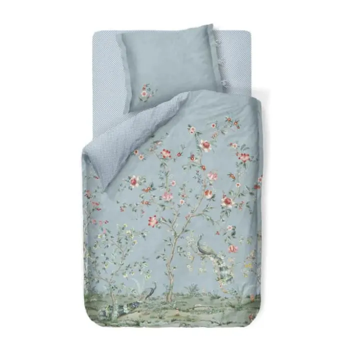 PIP Studio Okinawa Sengetøj B 140 x L 200 cm - Bomuld - Blue