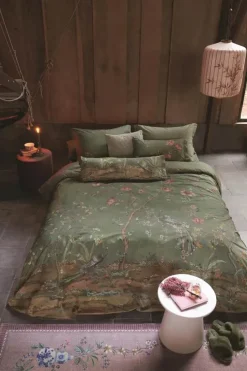 PIP Studio Okinawa Sengetøj B 200 x L 200 cm - Bomuld - Green
