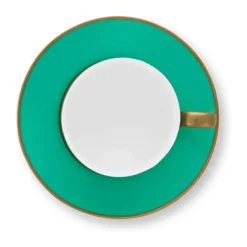 PIP Studio Pip Chique Kop m. underkop 22 cl - Porcelæn - Green