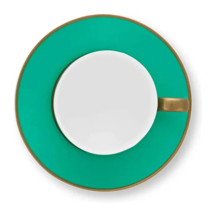 PIP Studio Pip Chique Kop m. underkop 22 cl - Porcelæn - Green