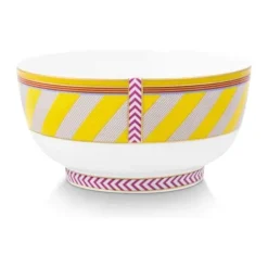 PIP Studio Pip Chique Skål Ø 18 cm - Porcelæn - Gul/pink