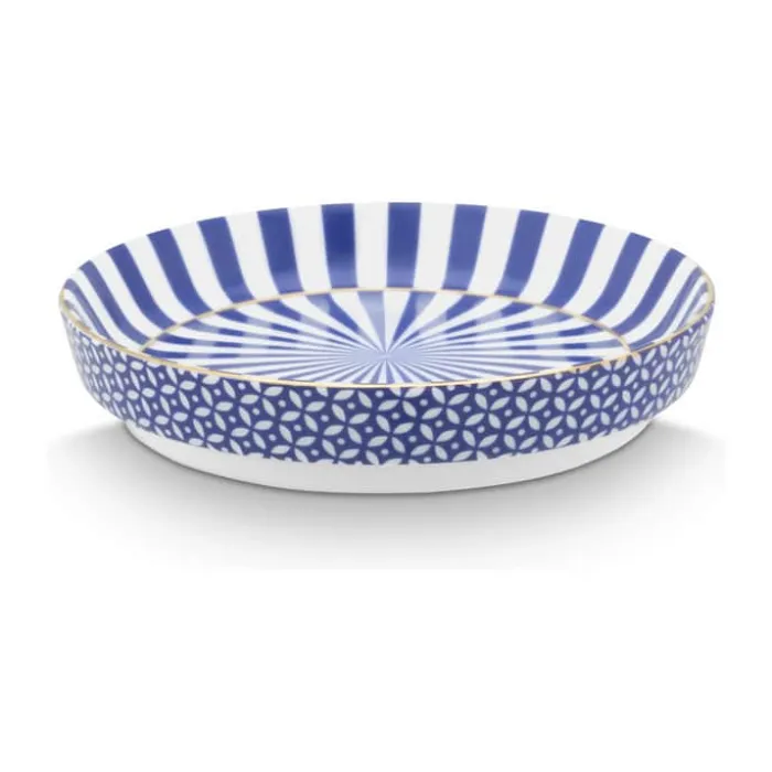 PIP Studio Royal Krus m. skål - 2 dele 23 cl - Porcelæn - Dots & Tea Tip Blå