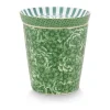 PIP Studio Royal Krus m. skål - 2 dele 23 cl - Porcelæn - Flower & Tea Tip Grøn