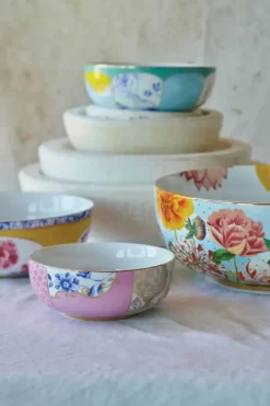 PIP Studio Royal Multi Skål Ø 12,5 cm - Porcelæn - Lyserød/multifarvet