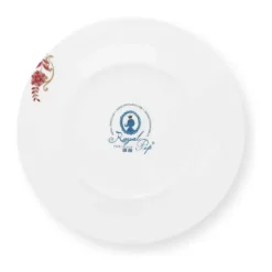 PIP Studio Royal Stripes Tallerken Ø 26,7 cm - Porcelæn - Dark Pink