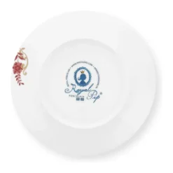 PIP Studio Royal Stripes Tallerken Ø 21,4 cm - Porcelæn - Dark Pink
