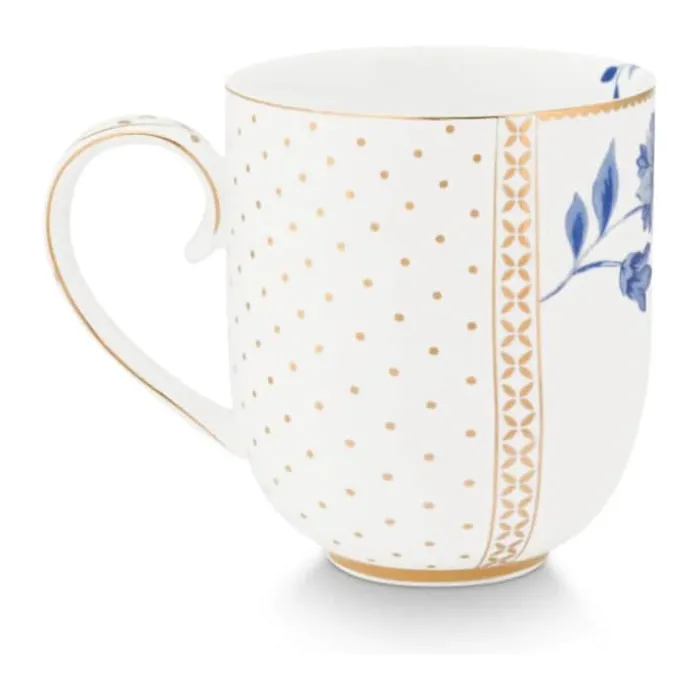 PIP Studio Royal White Krus 32 cl - Porcelæn - Hvid