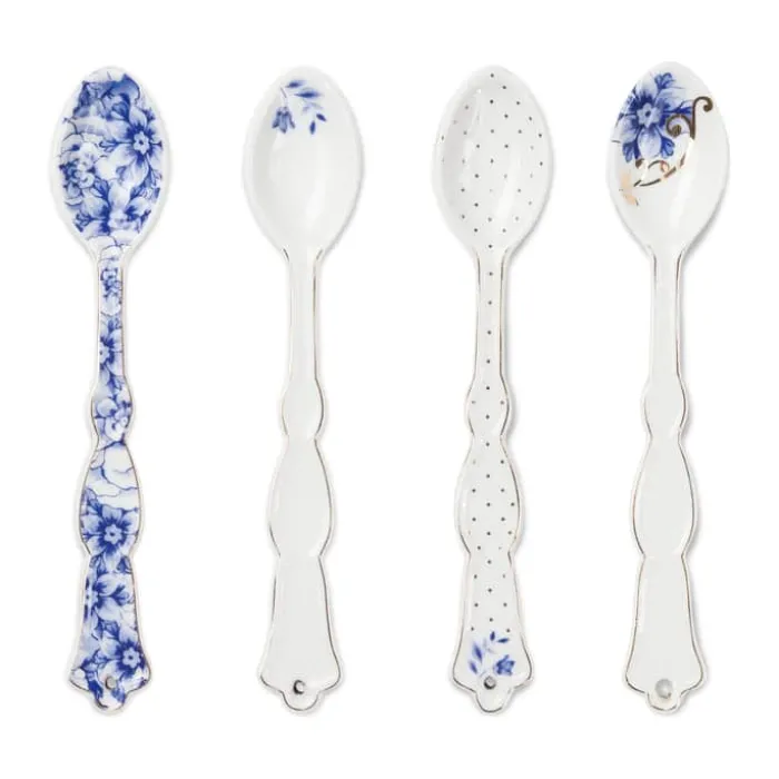 PIP Studio Royal White Teske - 4 stk. Porcelæn - Hvid