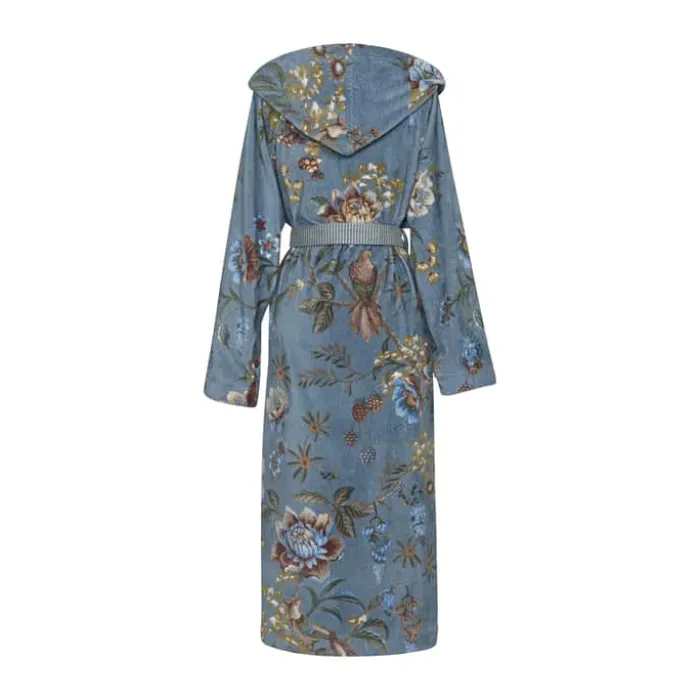 PIP Studio Secret Garden Badekåbe L - Bomuld - Blue