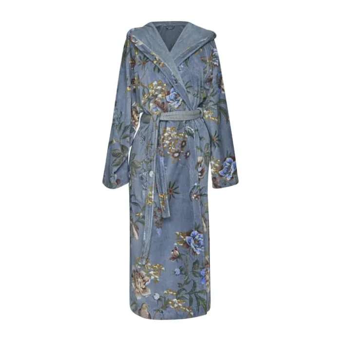 PIP Studio Secret Garden Badekåbe XL - Bomuld - Blue