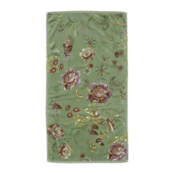PIP Studio Secret Garden Håndklæde B 55 x L 100 cm - Bomuld - Green