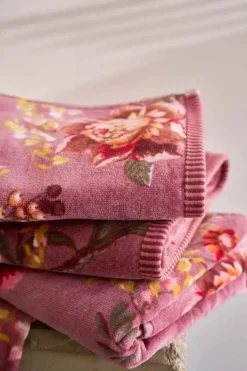 PIP Studio Secret Garden Håndklæde B 30 x L 50 cm - Bomuld - Mauve