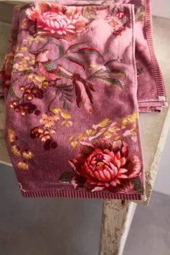 PIP Studio Secret Garden Håndklæde B 30 x L 50 cm - Bomuld - Mauve