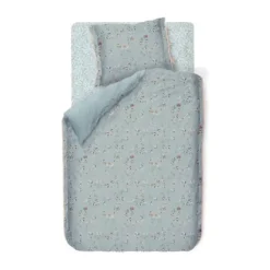 PIP Studio Sengetøj - Tokyo Blossom B 140 x L 200 cm - Bomuldspercale - Blå