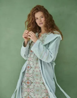 PIP Studio Soft Zellige Badekåbe XL - Bomuld - Blue