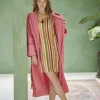 PIP Studio Soft Zellige Badekåbe XXL - Bomuld - Coral
