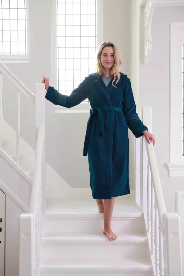 PIP Studio Soft Zellige Badekåbe XL - Bomuld - Dark blue