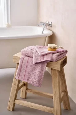 PIP Studio Soft Zellige Håndklæde B 30 x L 50 cm - Bomuld - Lilac