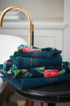 PIP Studio Soft Zellige Håndklæde B 55 x L 100 cm - Bomuld - Marine