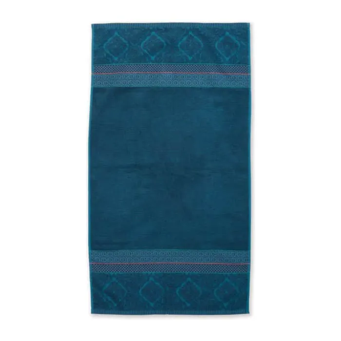 PIP Studio Soft Zellige Håndklæde B 55 x L 100 cm - Bomuld - Marine