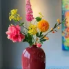 PIP Studio Vase H 32 cm - Metal - Dark red