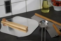 Pizza Craft Dejformer B 10 cm - Stål/træ