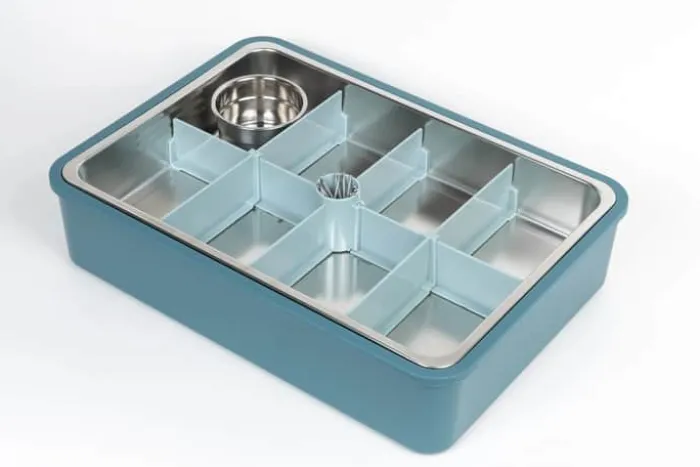 Platterbox Snack Box Tilbehørssæt - 21 dele Plastik - Valnød