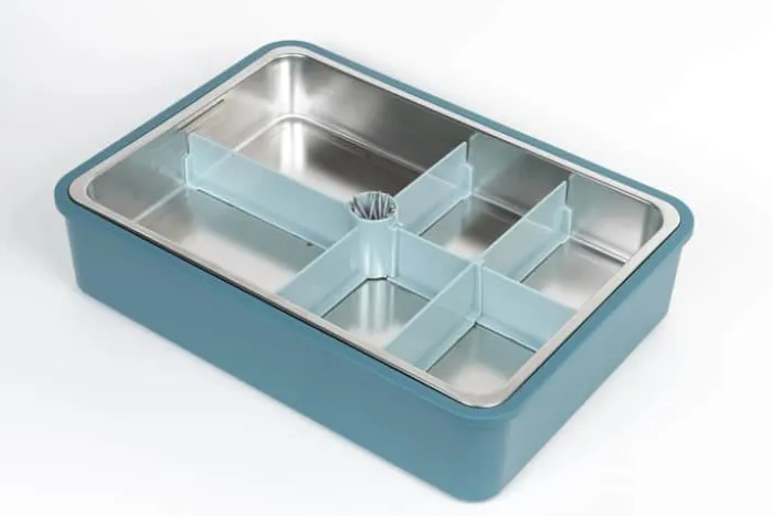 Platterbox Snack Box Tilbehørssæt - 21 dele Plastik - Valnød