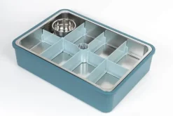 Platterbox Snack Box Tilbehørssæt - 21 dele Plastik - Valnød